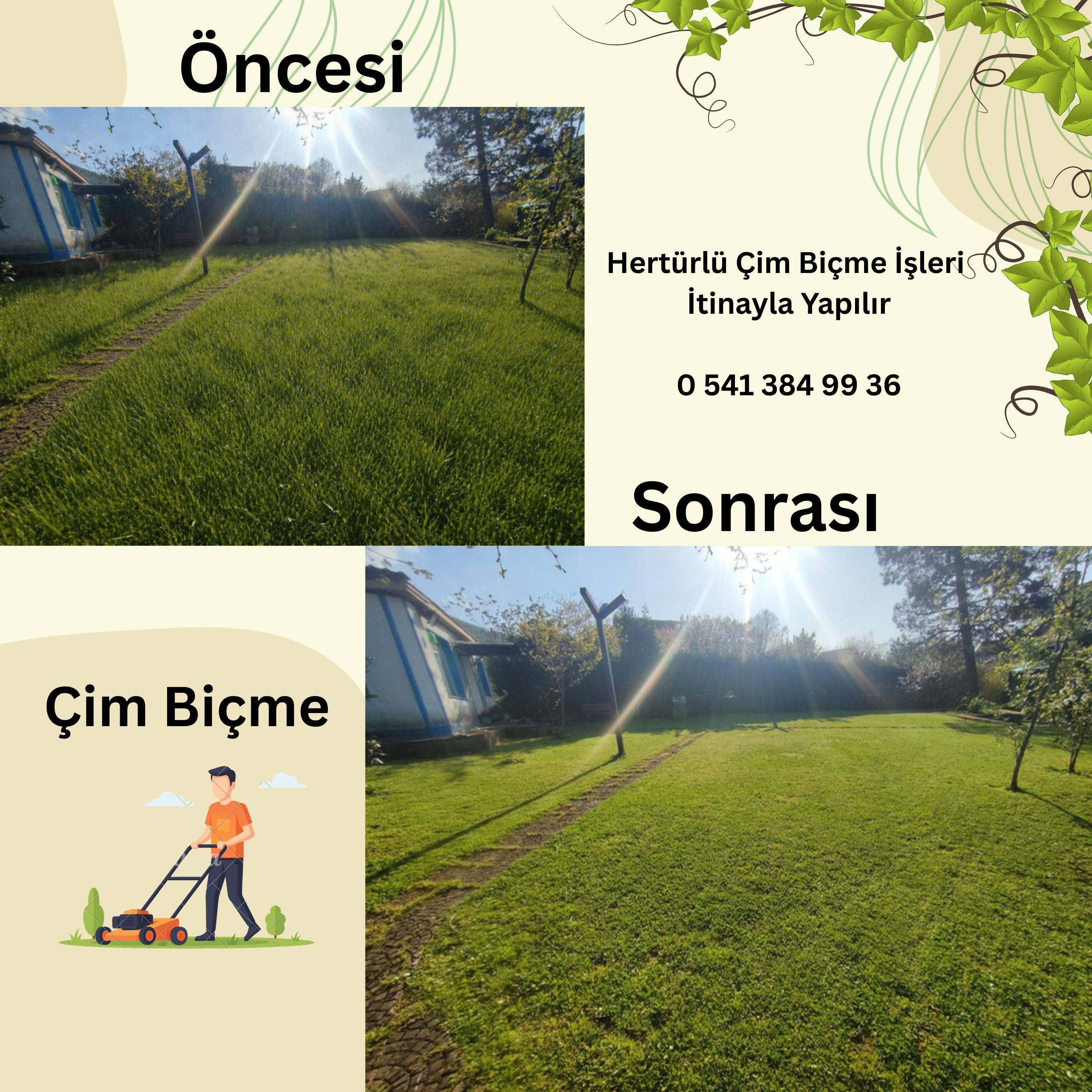 Kartepe Çim Biçme Hizmeti